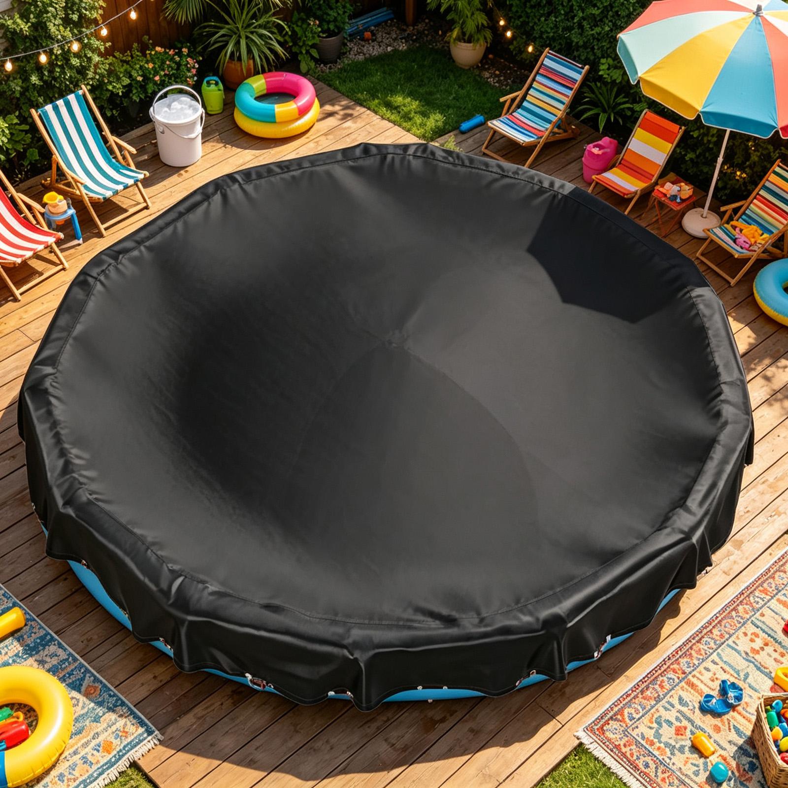 Pool Cover Waterproof - Swimming Pool Cover Round UV Resistant