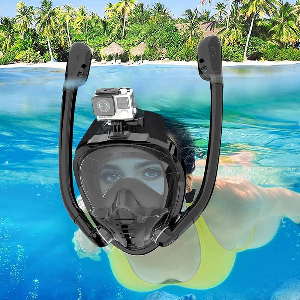Snorkel Mask Full Face - Full Face Snorkel Mask 180°Panoramic View