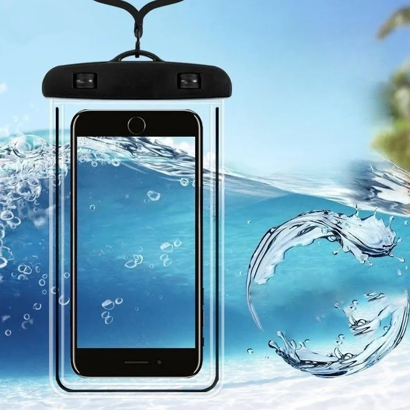 1Pc Transparent Mobile Phone W - Pool Cover Waterproof review and price