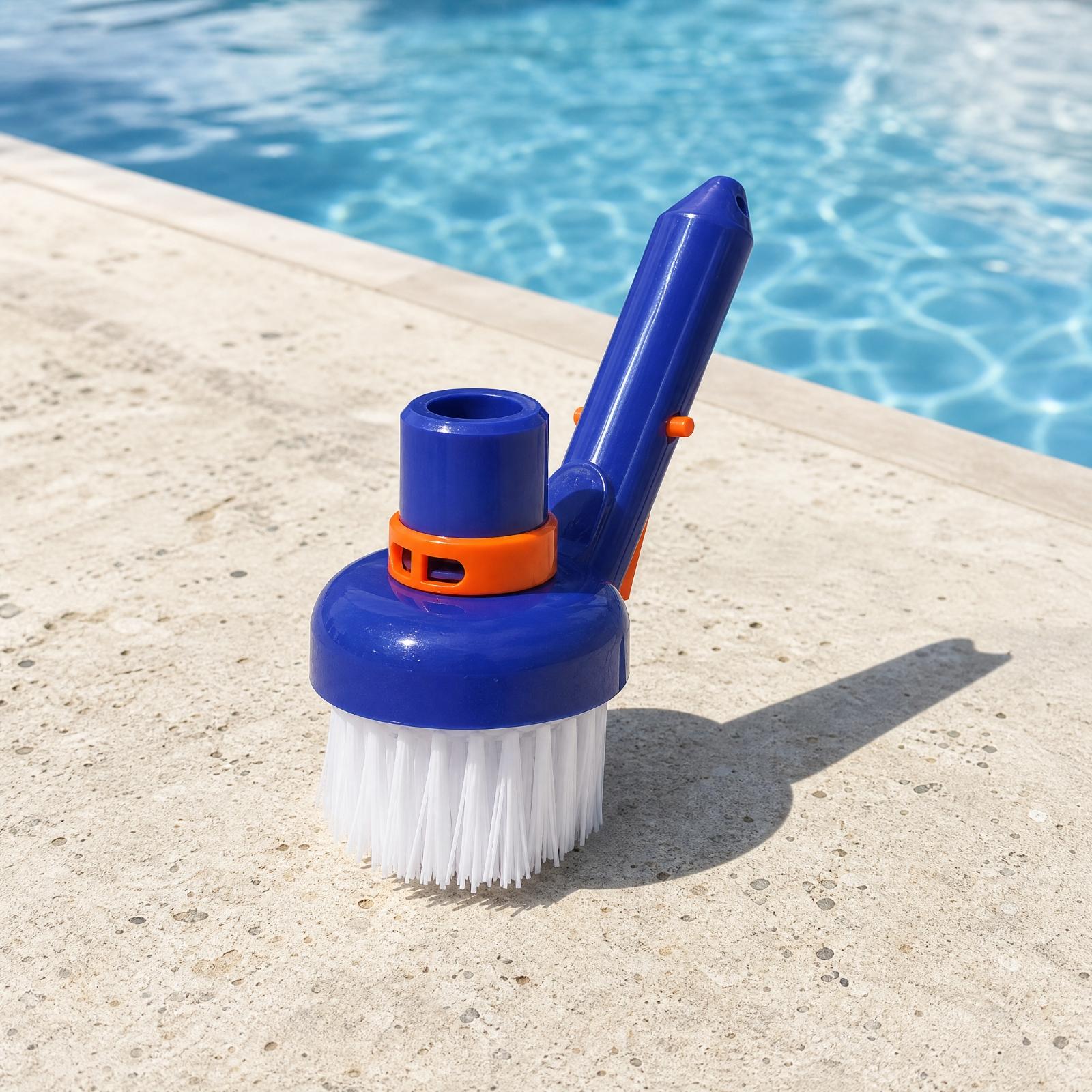 Manual Pool Corner Brush with  - Pool Vacuum Manual review and price