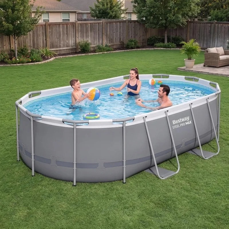 Bestway Steel Pro MAX 14ft x 8 - Pool Ladder Above Ground review and price