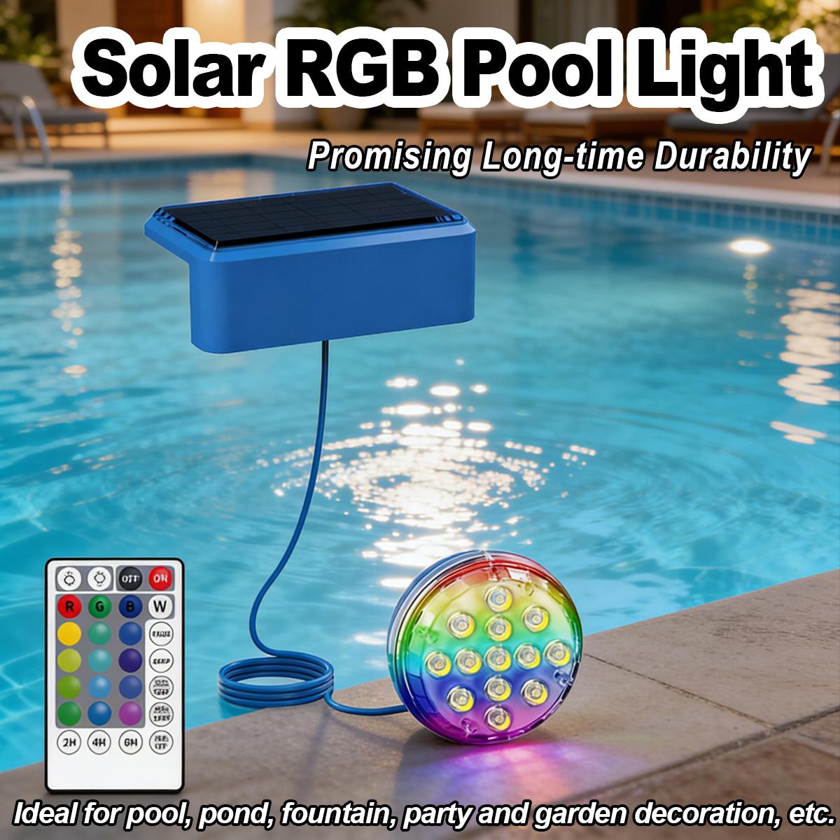 Underwater Solar Pool Light wi - Pool Light Solar Rechargeable review and price