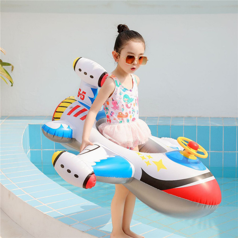 Baby Swimming Circle Airplane  - Pool Float Ring Inflatable review and price