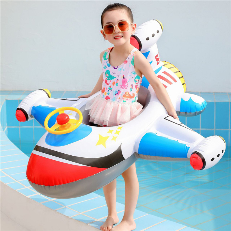 Baby Swimming Circle Airplane  - Pool Float Ring Inflatable review and price
