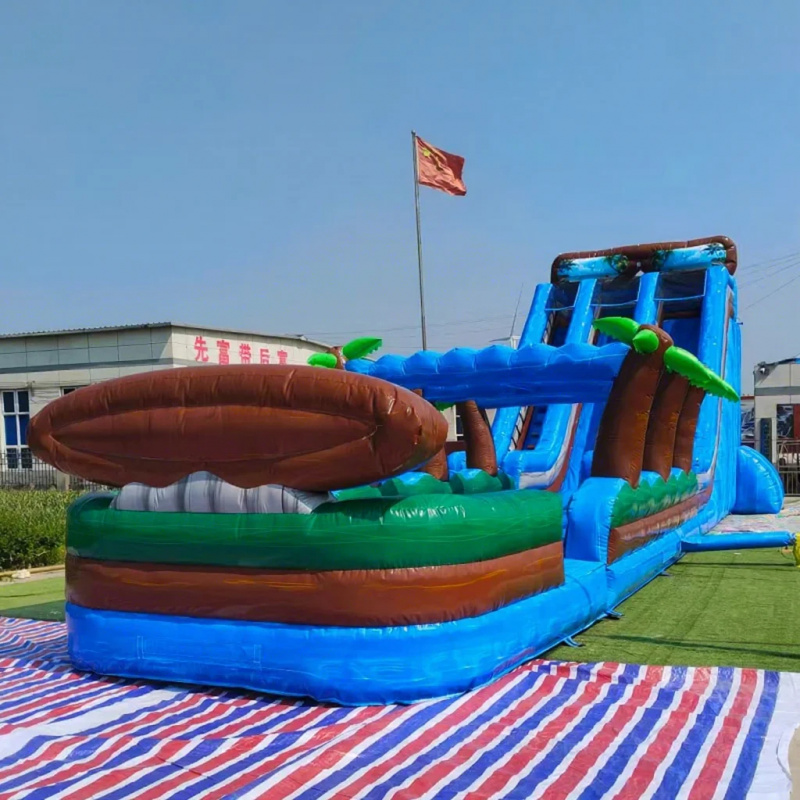 Commercial Tropical Beach Infl - Water Slide Inflatable review and price
