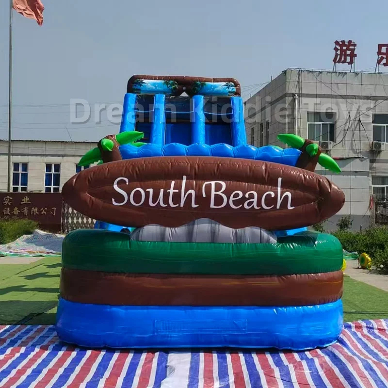 Commercial Tropical Beach Infl - Water Slide Inflatable review and price