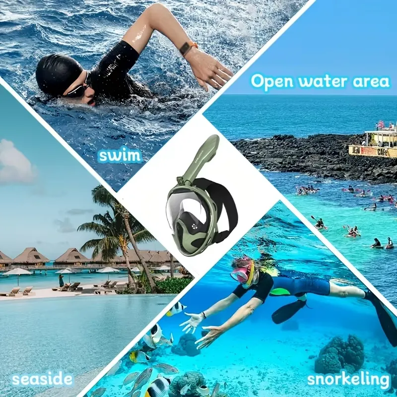 Adult Full Face Snorkel Mask 1 - Snorkel Mask Full Face review and price
