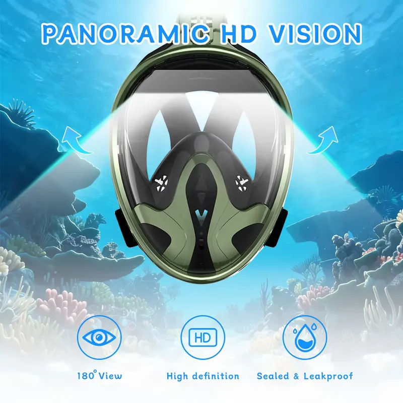 Adult Full Face Snorkel Mask 1 - Snorkel Mask Full Face review and price