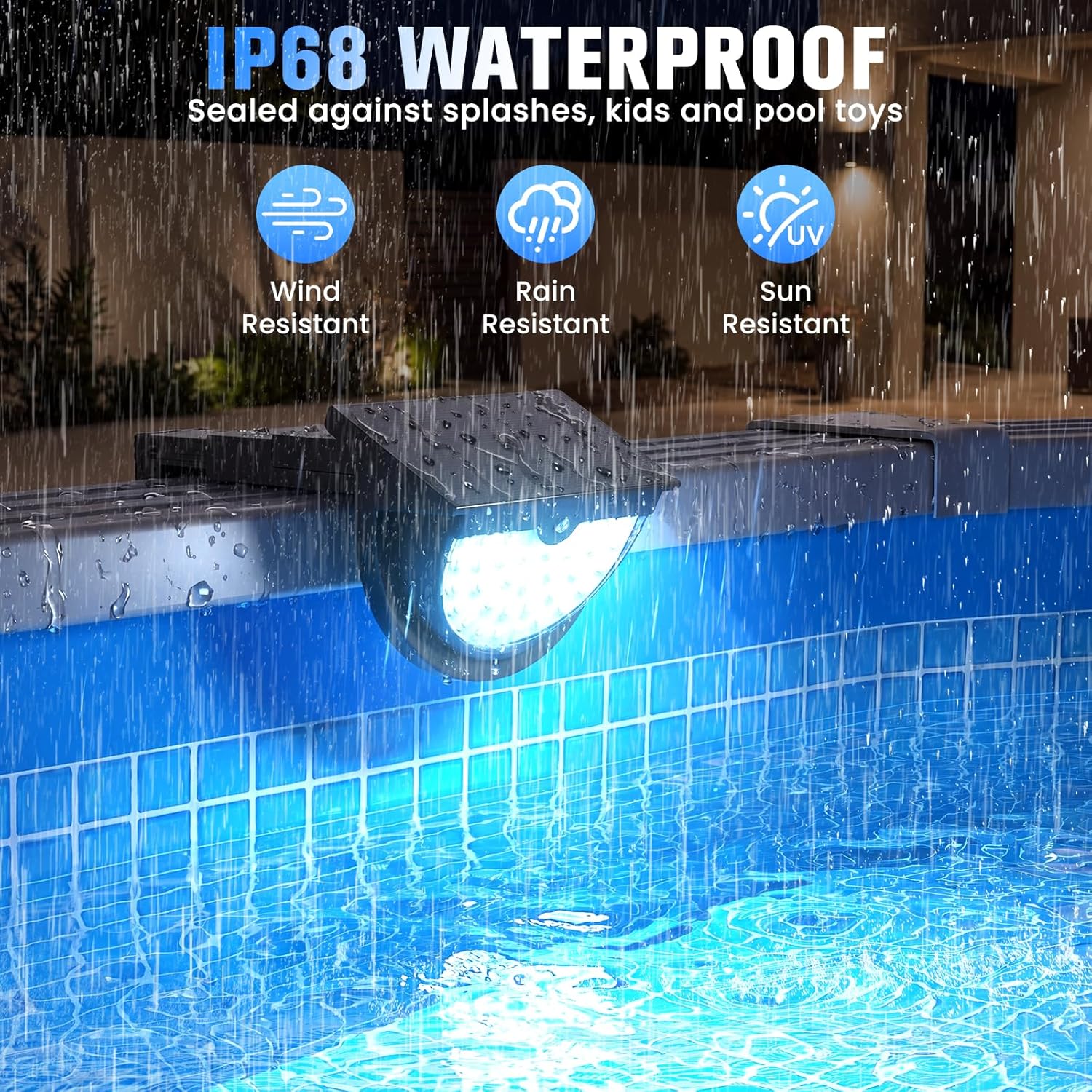Solar Pool Lights All Season M - Pool Light Solar Rechargeable review and price