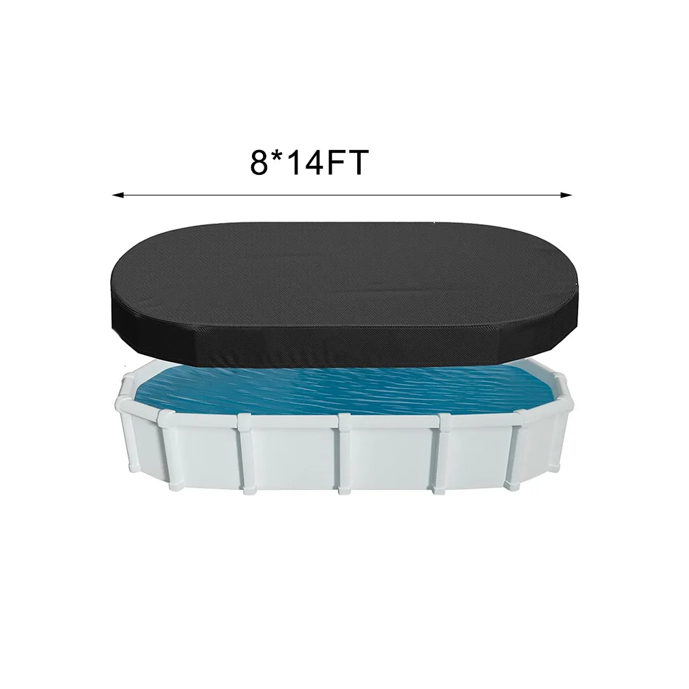 Solar Oval Pool Cover Rectangu - Pool Cover Waterproof review and price