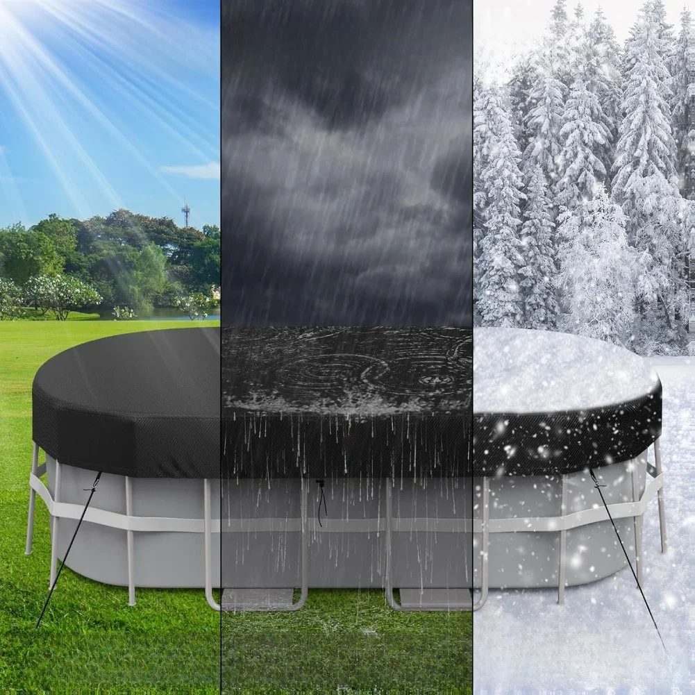 Solar Oval Pool Cover Rectangu - Pool Cover Waterproof review and price