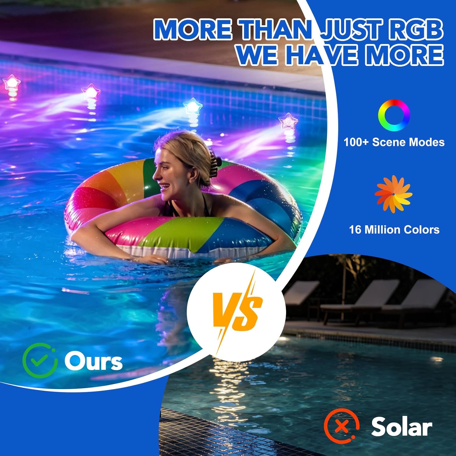 Solar Pool Lights All Season M - Pool Light Solar Rechargeable review and price