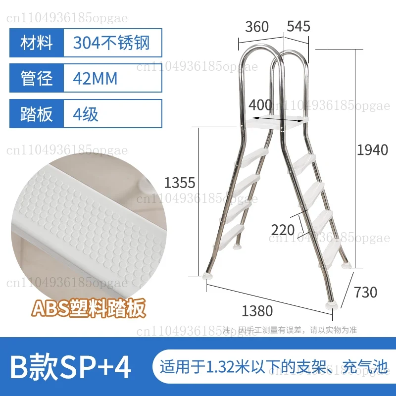 Steps Double Side Ladder for A - Pool Ladder Above Ground review and price