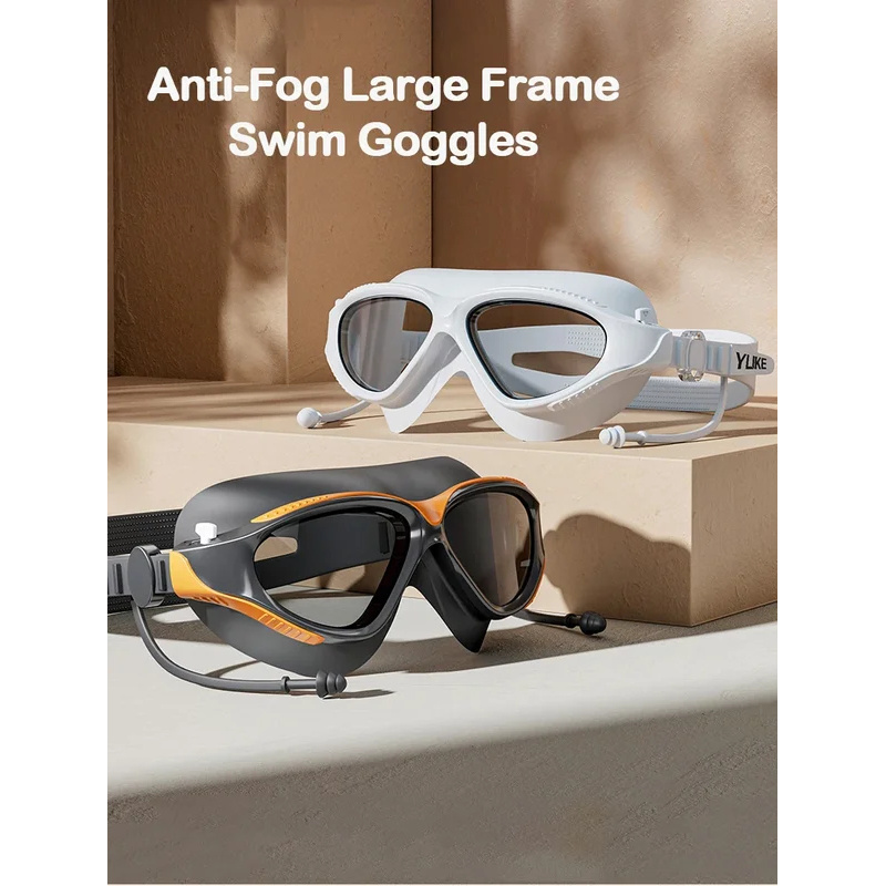 Big Frame Professional HD Anti - Swim Goggles Anti Fog Uv review and price