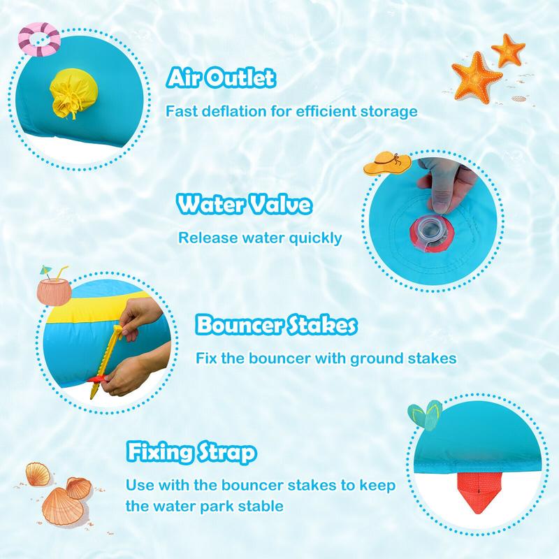 Inflatable Water Park Bounce H - Water Slide Inflatable review and price