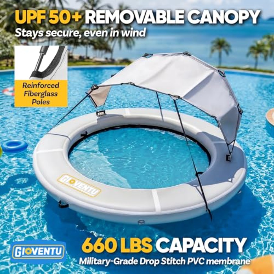 8FT inflatable water hammock f - Pool Float Ring Inflatable review and price
