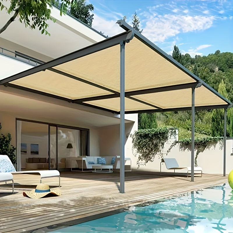 Beige Sunshade Net, Easy to In - Pool Skimmer Net review and price