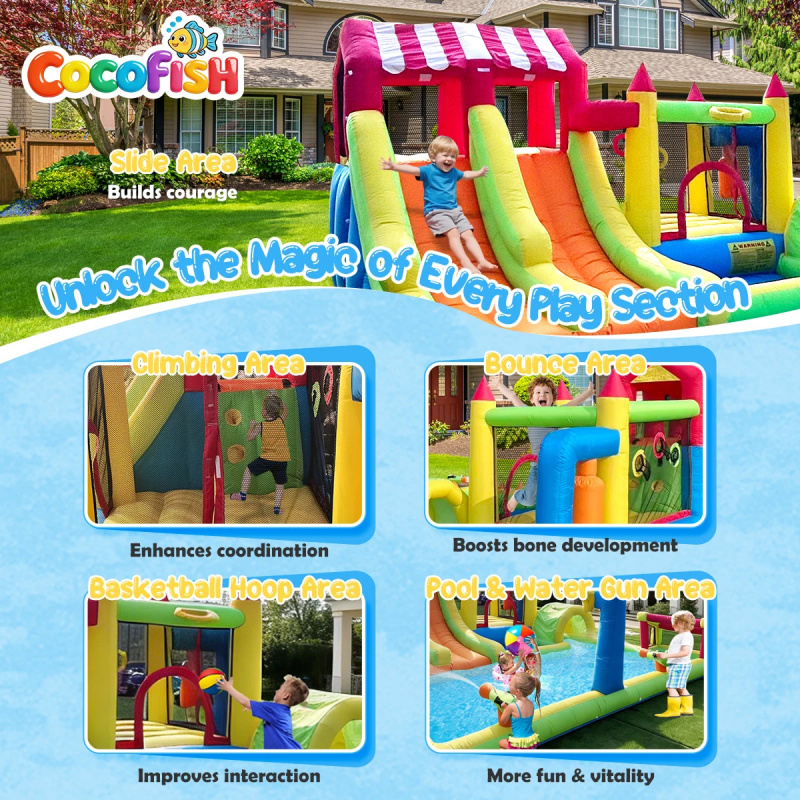 Cocofish Cocofish Backyard Sum - Water Slide Inflatable review and price