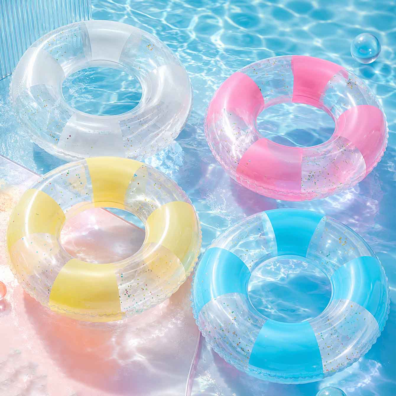 1PC Pool Floats with Handles f - Pool Float Ring Inflatable review and price