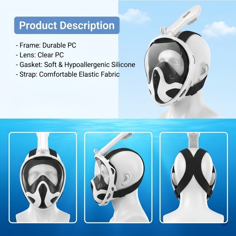 XIAOTREE Full Face Snorkel Mas - Snorkel Mask Full Face review and price