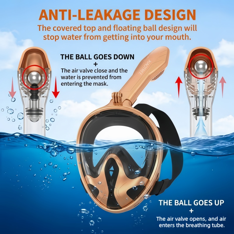 XIAOTREE Full Face Snorkel Mas - Snorkel Mask Full Face review and price