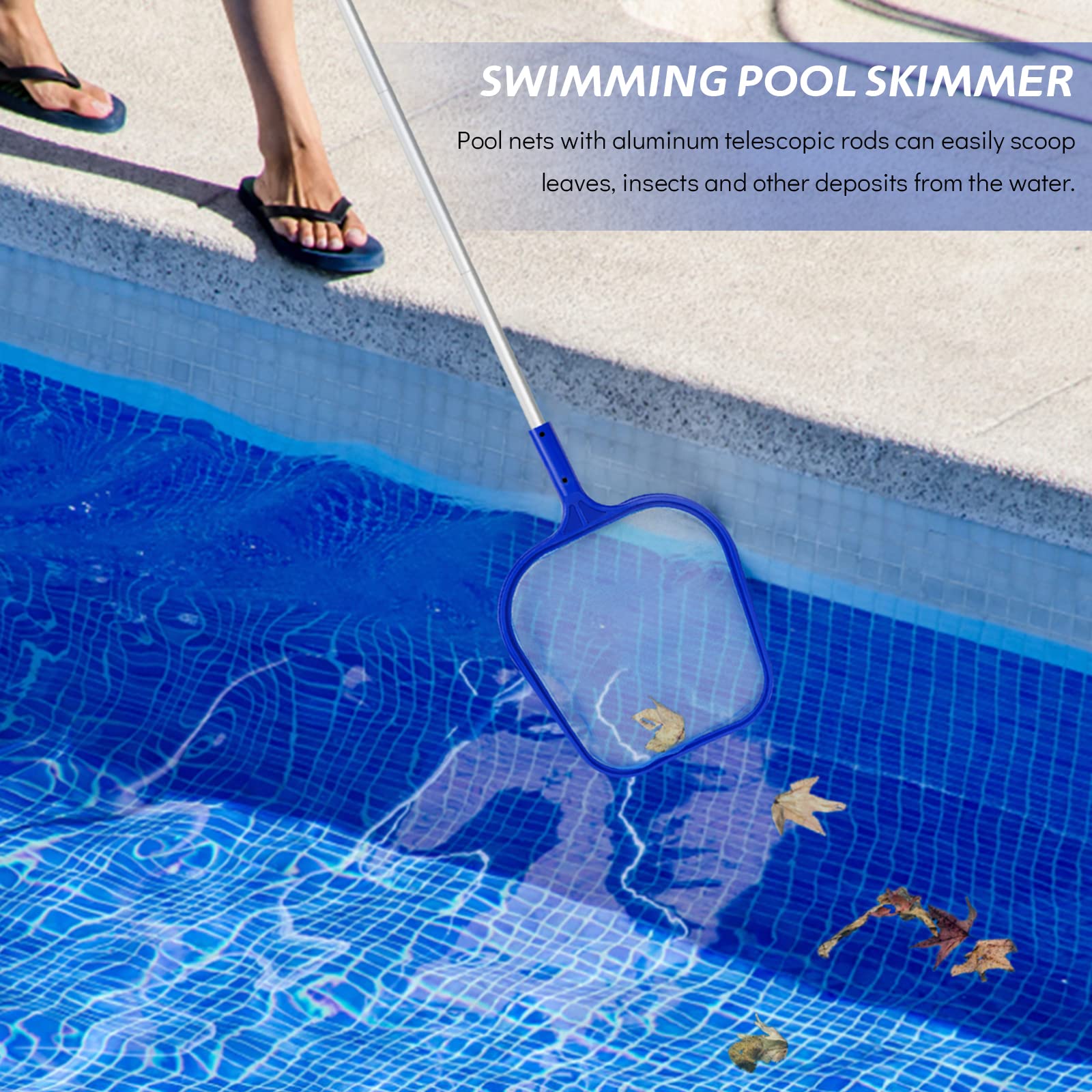 Swimming Pool Leaf Skimmer Net - Pool Skimmer Net review and price