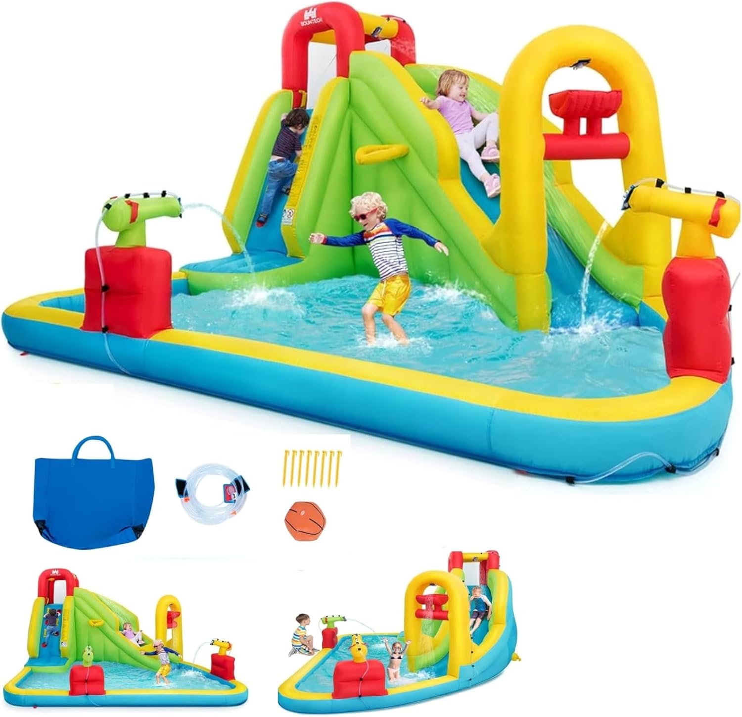 Mega Inflatable Water Park Bou - Water Slide Inflatable review and price