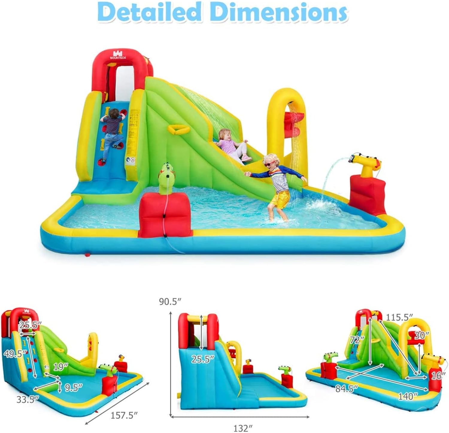 Mega Inflatable Water Park Bou - Water Slide Inflatable review and price