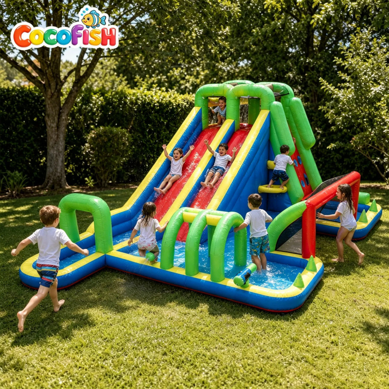 Cocofish Large Inflatable Wate - Water Slide Inflatable review and price