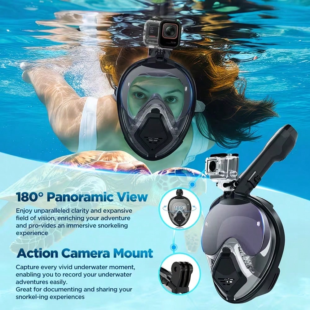 Devilfish Full Face Snorkel Ma - Snorkel Mask Full Face review and price