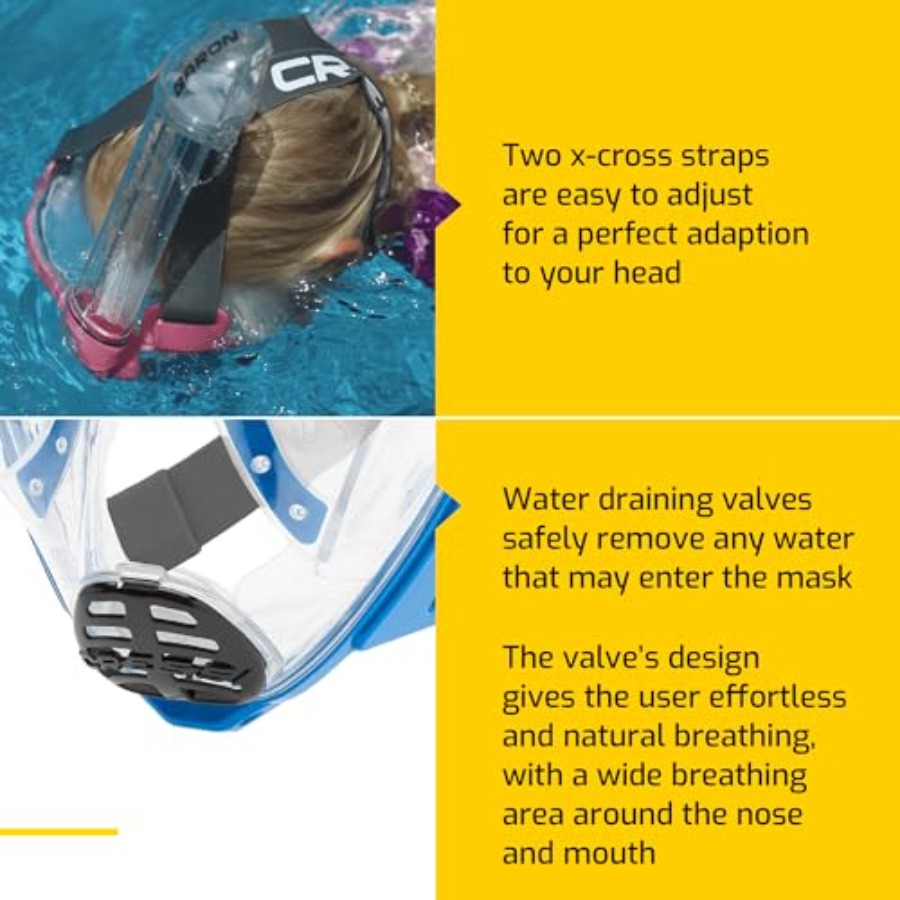 Junior snorkeling kit for kids - Snorkel Mask Full Face review and price