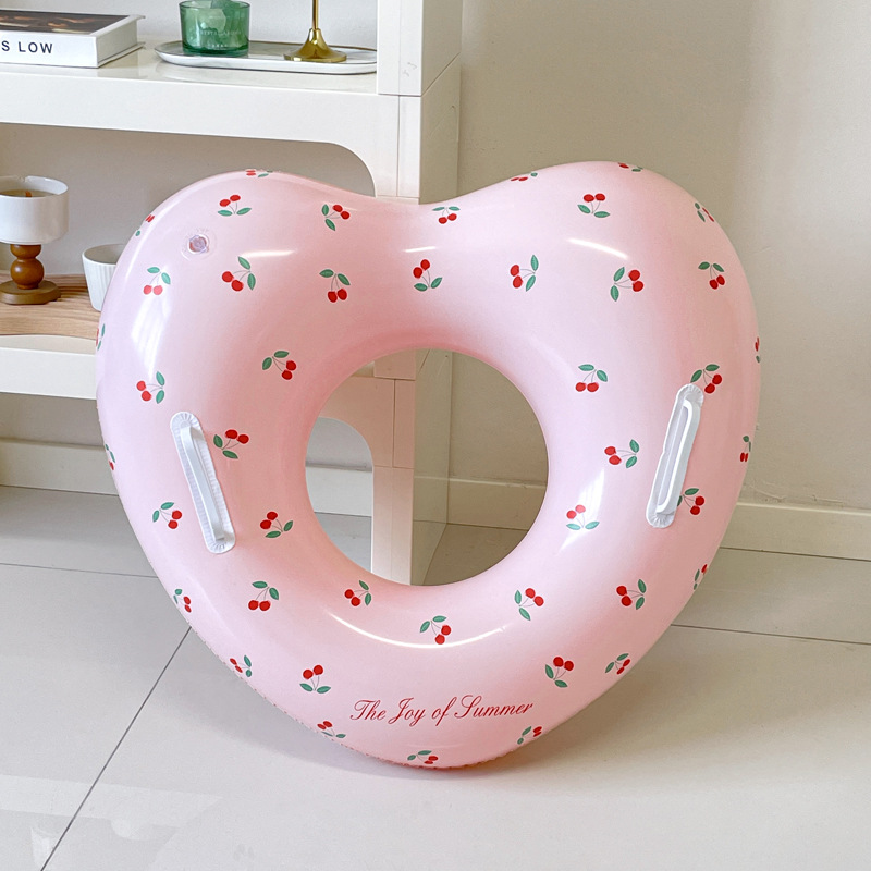1Pcs Cherry Swim Ring Inflatab - Pool Float Ring Inflatable review and price