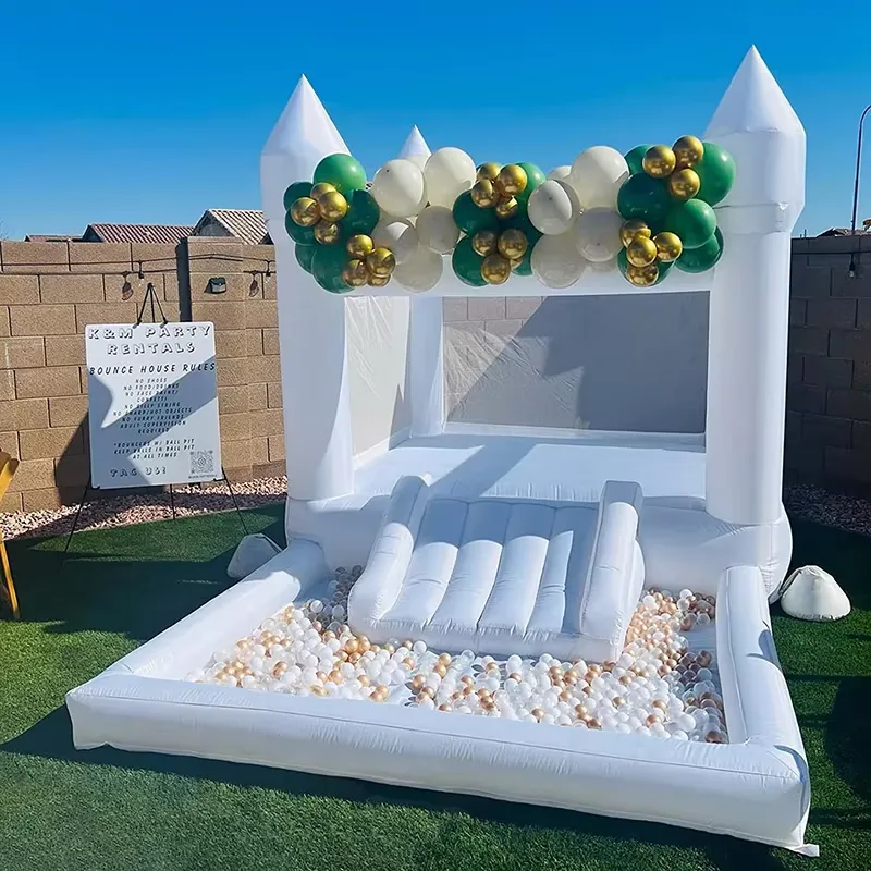 20264m White Grade Inflatable  - Water Slide Inflatable review and price