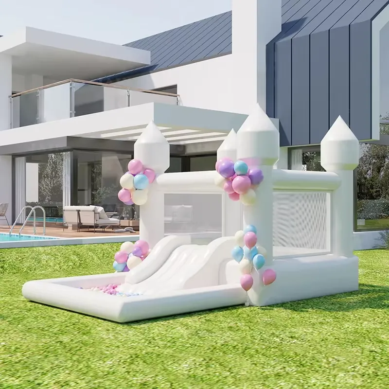 20264m White Grade Inflatable  - Water Slide Inflatable review and price