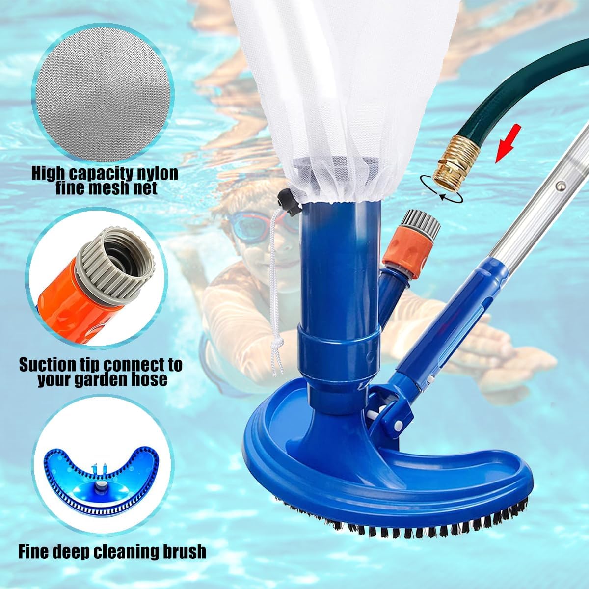 60 inch Pool Vacuum Cleaner Ha - Pool Vacuum Manual review and price